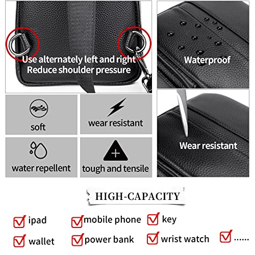 FSD.WG sling Backpack for Men Chest Bag Crossbody Shoulder Bags Travel Bag Purse for Men with Water Resistant - Image 5