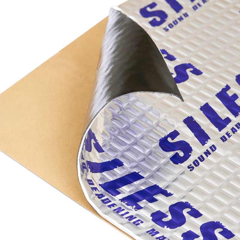 Siless 50 mil (1.3mm) 52 sqft Car Sound Deadening mat - Butyl Automotive Sound Deadener - Noise Insulation and Vibration Dampening Material ( 52 sqft) - Image 1