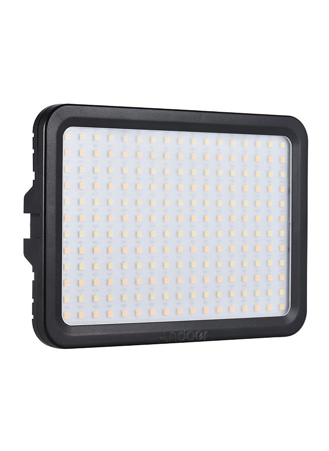 ANDOER LED204 LED Video Light Fill Light with 204pcs Lamp Beads Stepless Dimming 3300K-5600K Bi-Color Temperature CRI90  - Image 2