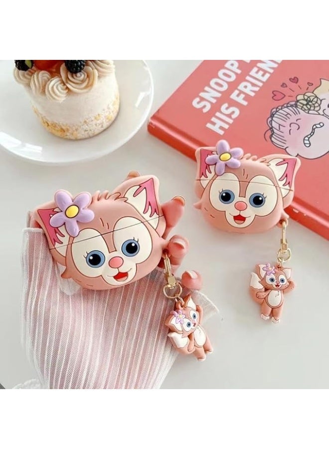 Case Soft Silicone Shockproof Cover for Apple Airpods 3 New 3D Cute Cartoon Creative Fun Case Skin with Keychain Design - Image 3