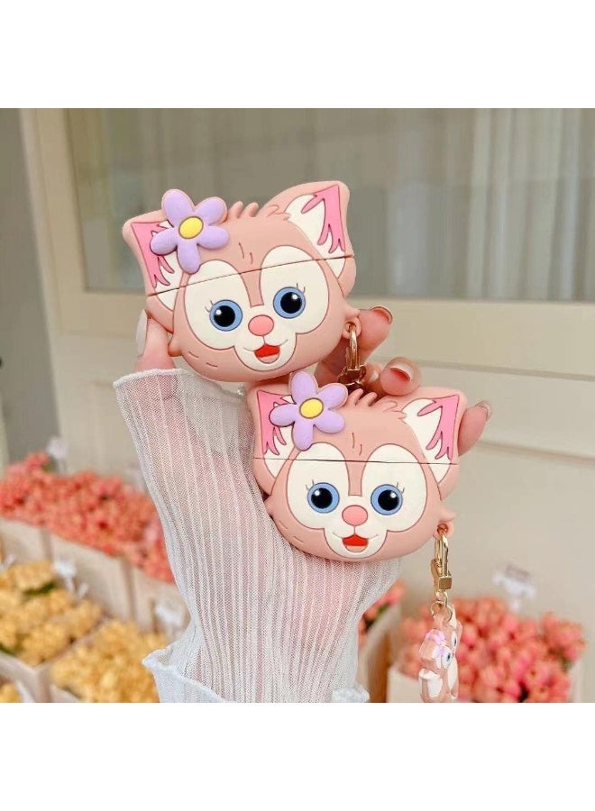 Case Soft Silicone Shockproof Cover for Apple Airpods 3 New 3D Cute Cartoon Creative Fun Case Skin with Keychain Design - Image 4