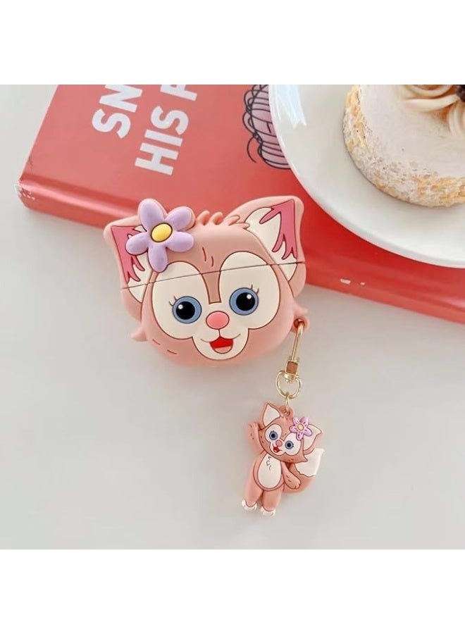 Case Soft Silicone Shockproof Cover for Apple Airpods 3 New 3D Cute Cartoon Creative Fun Case Skin with Keychain Design - Image 5