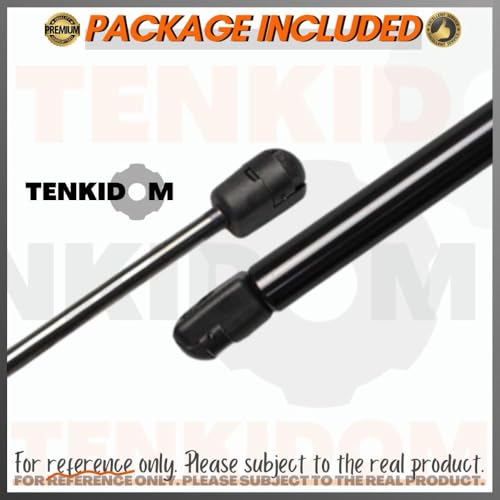 TENKIDOM Hood Struts Compatible with Honda Civic EJ/EK/EM 1996-2000 Carbon Fiber Lift Supports Bonnet Gas Dampers Springs Kit No-Drill Bolt-on - Image 4
