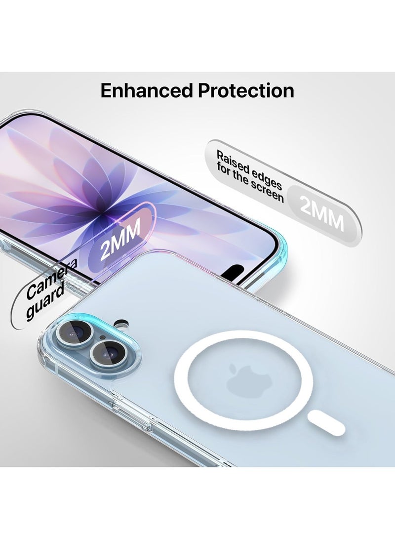 Techie iPhone 17 Case Clear MagSafe – Slim Shockproof Anti-Yellowing Protective Cover with Acrylic Hard Back & TPU + PC Bumper, Wireless Charging Compatible - Image 2