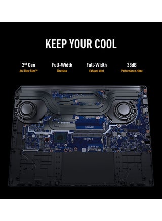 TUF Gaming F16 Laptop With 16-Inch Display, Core i7 14650HX Processor/16GB RAM/512GB SSD/Windows 11 Home English/Arabic Jaeger Gray - view 5