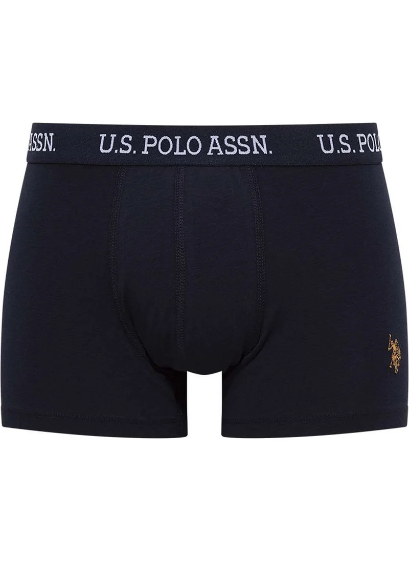 يو اس بولو اسن BASE. Polo Assn. Men's Printed-Navy Blue 2-Piece Boxer 80476