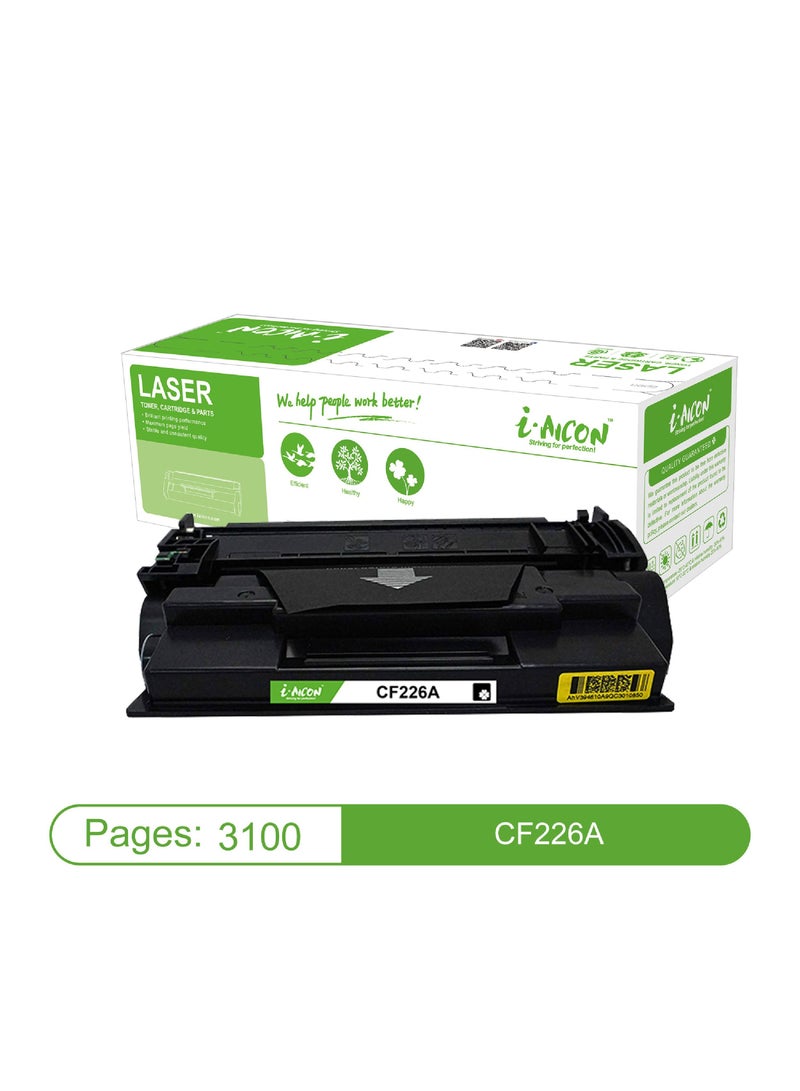 i-Aicon Compatible Laser Toner Black (HP CF226A | 26A / Canon 052) - Image 1
