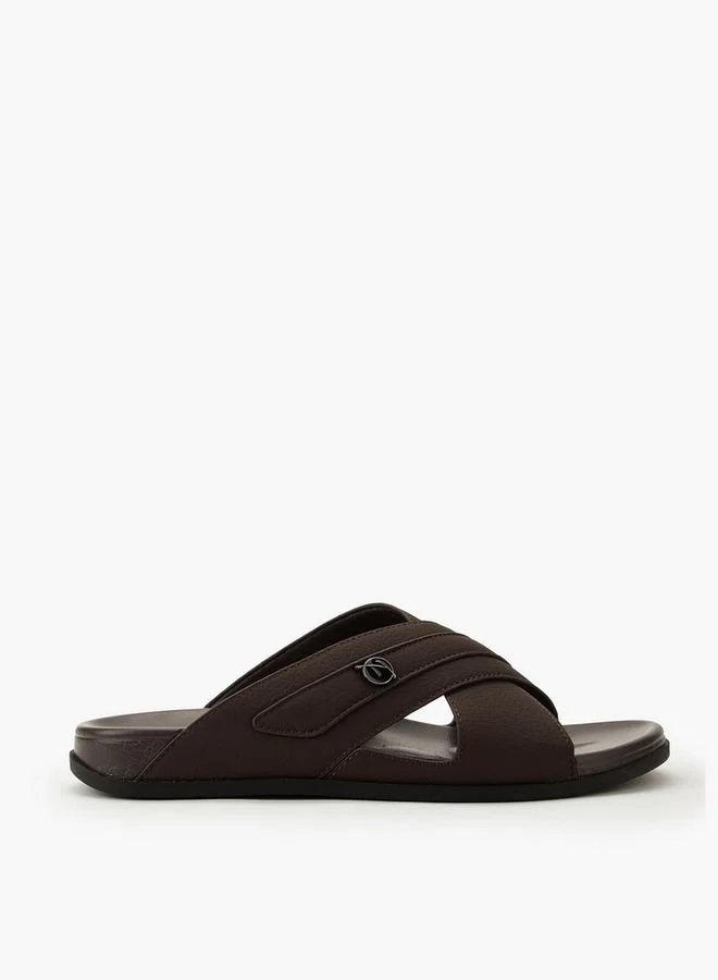 LBL By Shoexpress BROWN Men Slip-On Sandals for Men | Best Price UAE
