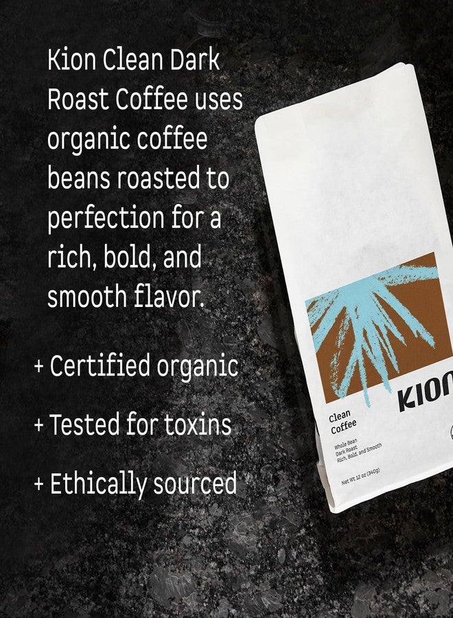 Kion Organic Ground Coffee | Best Tasting, Purest, Highest Antioxidant, Healthiest Coffee | Dark Roast 12 Oz - Image 2