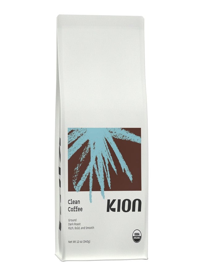 Kion Organic Ground Coffee | Best Tasting, Purest, Highest Antioxidant, Healthiest Coffee | Dark Roast 12 Oz - Image 1
