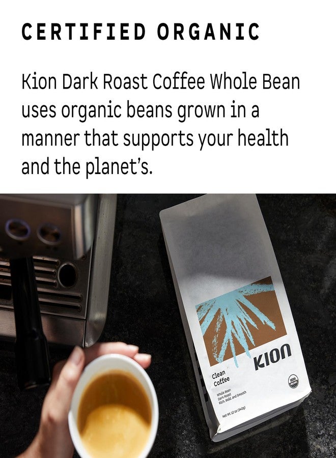 Kion Organic Ground Coffee | Best Tasting, Purest, Highest Antioxidant, Healthiest Coffee | Dark Roast 12 Oz - Image 3