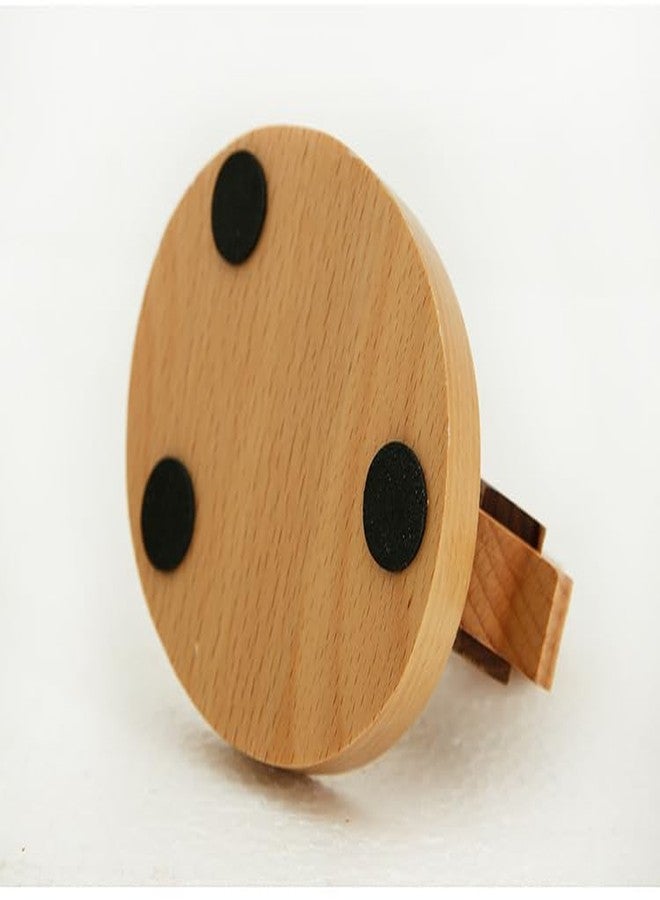 MMOO Little People Universal Cute Wooden Office Home Cell Phone Holder (Wood 1) - Image 2
