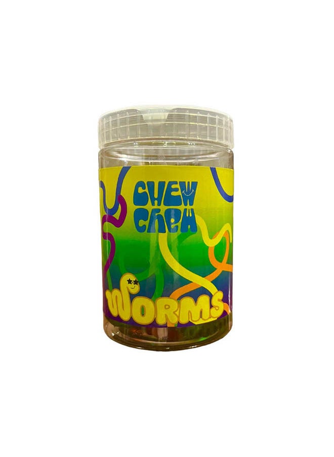 CHEW CHEW Gummies Jelly Candy Jar Worms 250 grams 