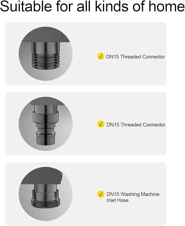 Brass 2 Way Water Valve Splitter 1 Inlet 2 Outlet G1 2 Inch Male Thread For Hose - Image 5