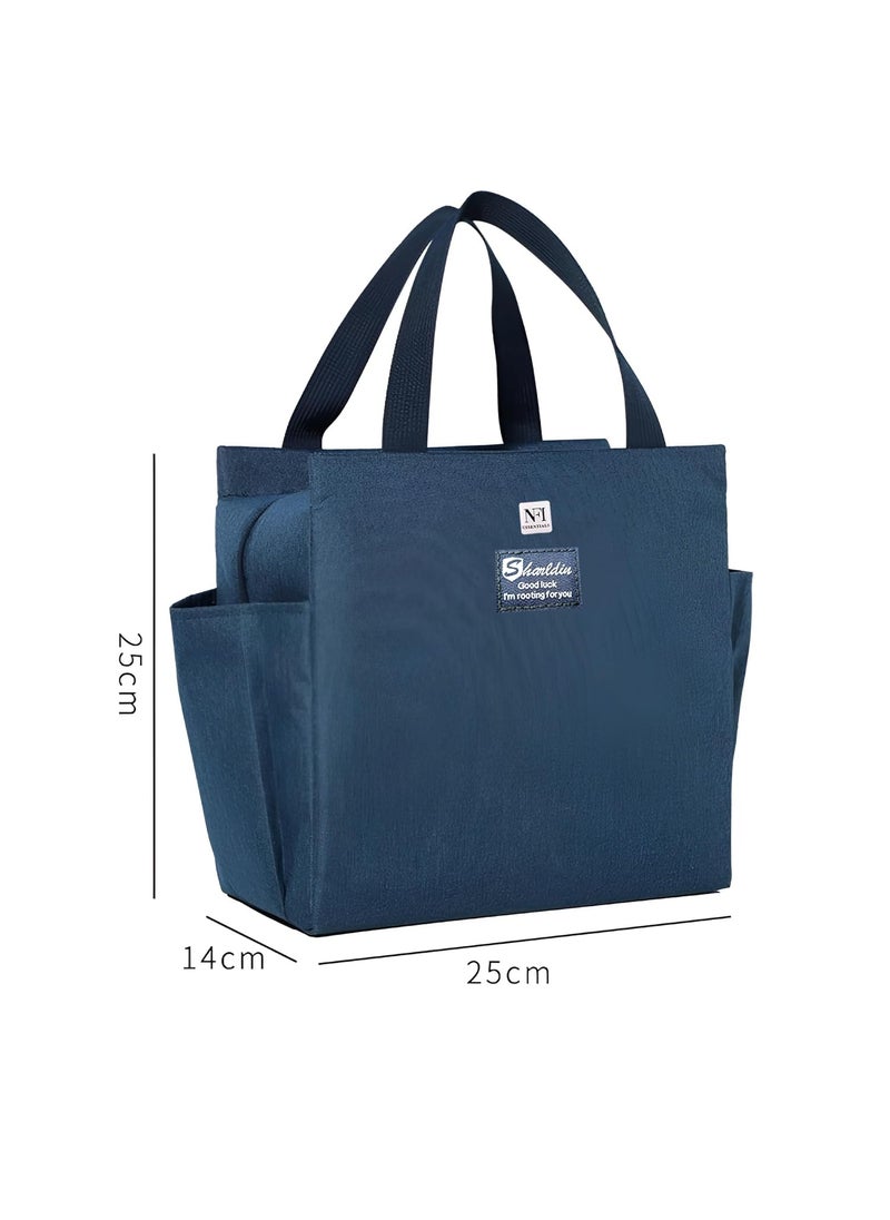 NFI essentials NFI essentials Insulated Lunch Bag for Men Women Large Tiffin Carry Bag Travel Lunch Box Organizer for Office School College LeakProof Lunch Cooler Bag  - Image 4
