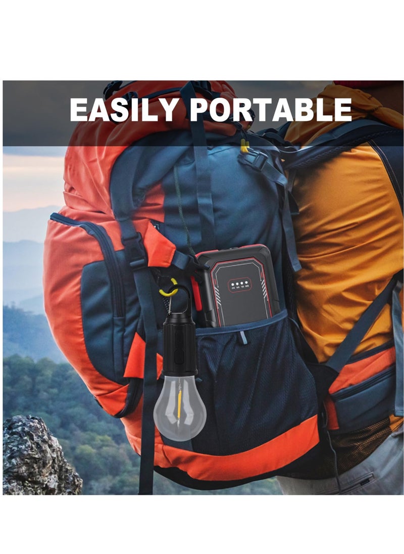 Generic - 2 Pack Camping Lantern Rechargeable, Camping Lights for Tents, 3 Lighting Modes Tent Lamp, Suitable for Camping Hiking Fishing, Backpacking, Emergency, Power Cuts 【Energy Class A+++】 - Image 1