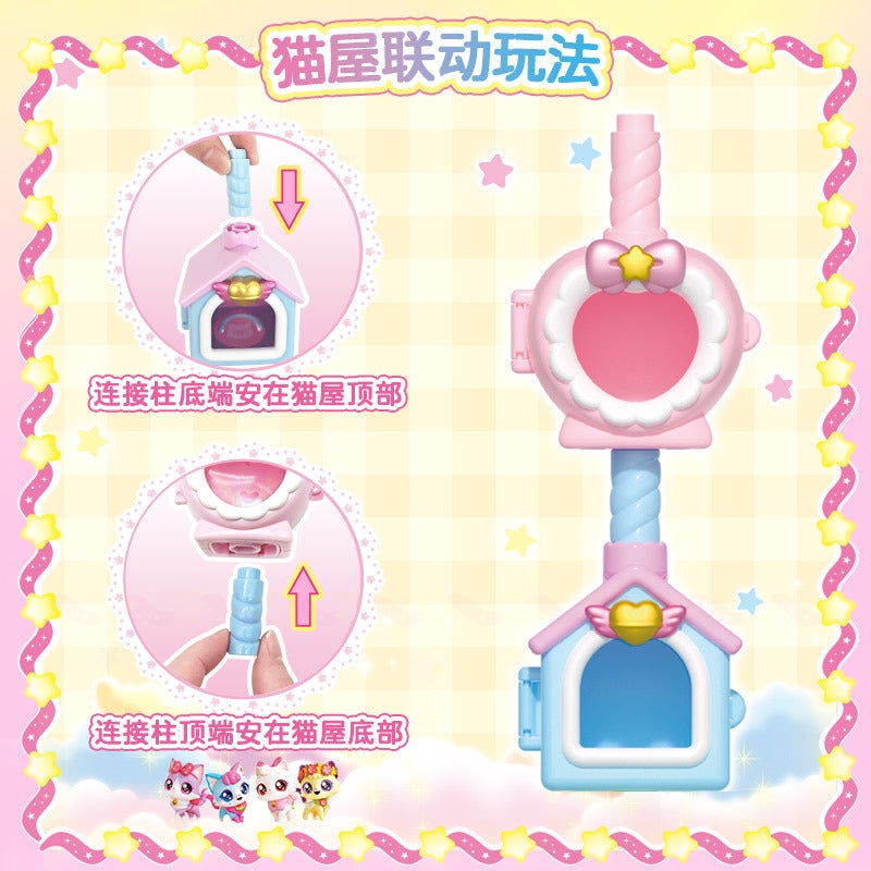 Authentic Wish Meow Toy Wishing Cat Love Cat Card Doll Doll Hand Figure Children'S Birthday Gift - Image 4
