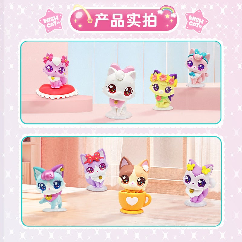 Authentic Wish Meow Toy Wishing Cat Love Cat Card Doll Doll Hand Figure Children'S Birthday Gift - Image 5