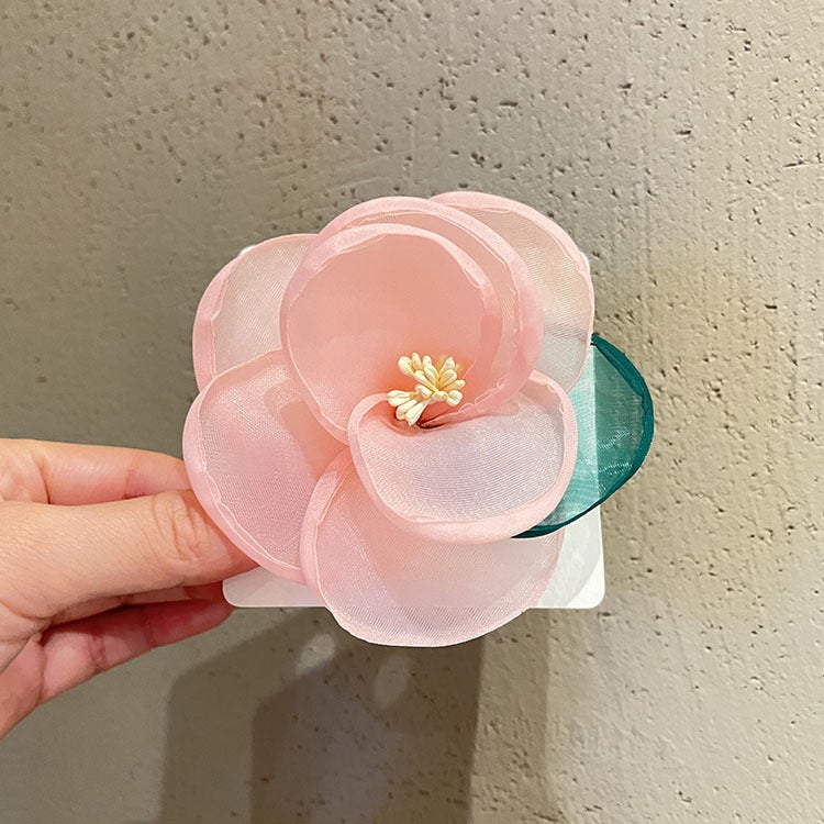 Generic Cute Princess Camellia Hair Clips for Girls Lotus color F1-3 hairpin 