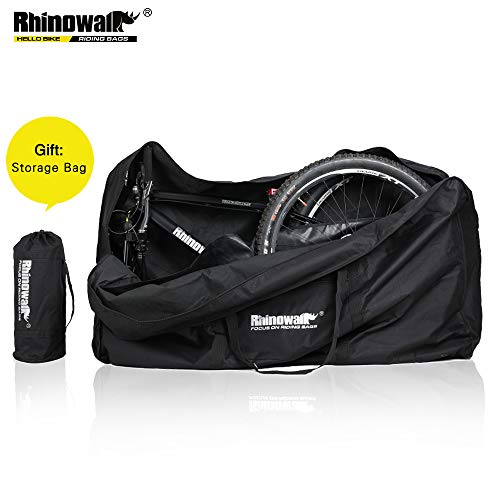 Rhinowalk Folding Bike Carry Bag 26 inch to 29 inch Thick Bicycle Travel Case,Bike Cases for Air Travel - Image 4