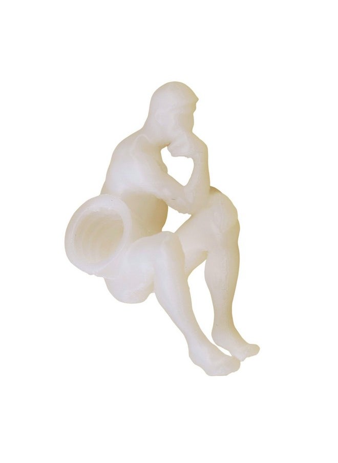 Marsrut 3D Thinker Toothpaste Squeezer Cover Self-Closing Lid, Topper Tube Cap for Mess-Free Dispenser Saver Unique Bathroom Accessories Funny Prank Gift Trick Props for Boyfriend Fans Adults (Quantity: 1PC)  - Image 1