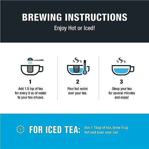Tiesta Tea - Cherry Punch, Loose Leaf, Sweet Cherry Herbal Tea, Premium Blend, Non-Caffeinated, Makes Hot or Iced & Brews Up to 25 Cups, 2oz Resealable Pouch - Image 5