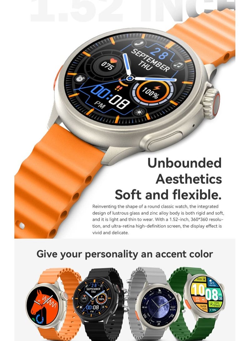 AROAQ Sport Smartwatch Bluetooth Call Waterproof Checks Heart Rate Blood Oxygen Fitness Tracker - Image 2