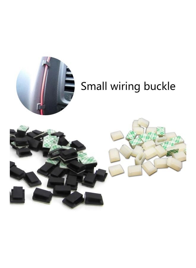 Generic 40-Piece Self-Adhesive Cable Mount Fixed Clip Set  - Image 3