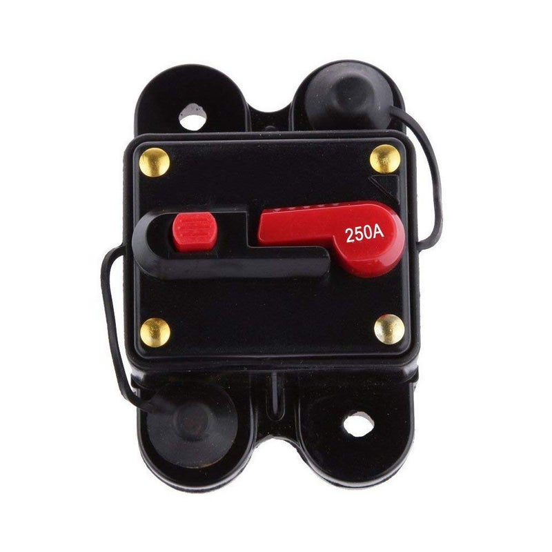 ANJOSHI Circuit Breaker 250amp 50A-300A with Manual Reset Home Solar System Fuse Holder for Car Audio and Amps Protection 12V-24V DC Reset Fuse Inverter Replace Fuses - Image 2