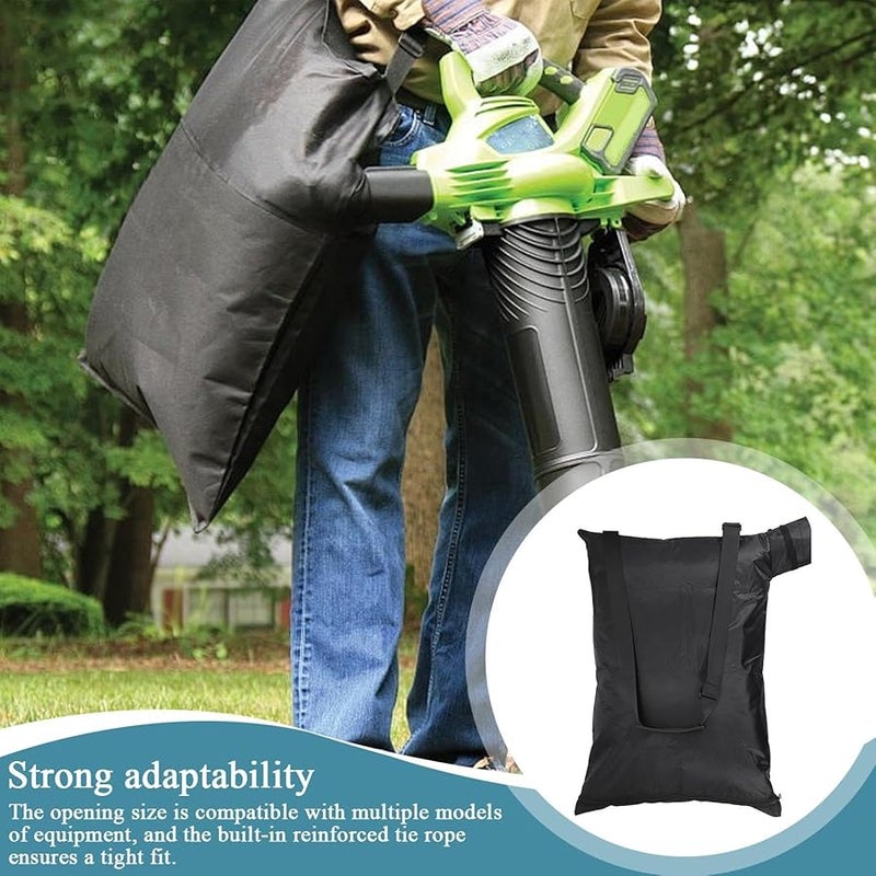 كيس تجميع الأوراق الثقيل بسحاب سفلي للفناء والحديقة والتراس والممر - Image 4