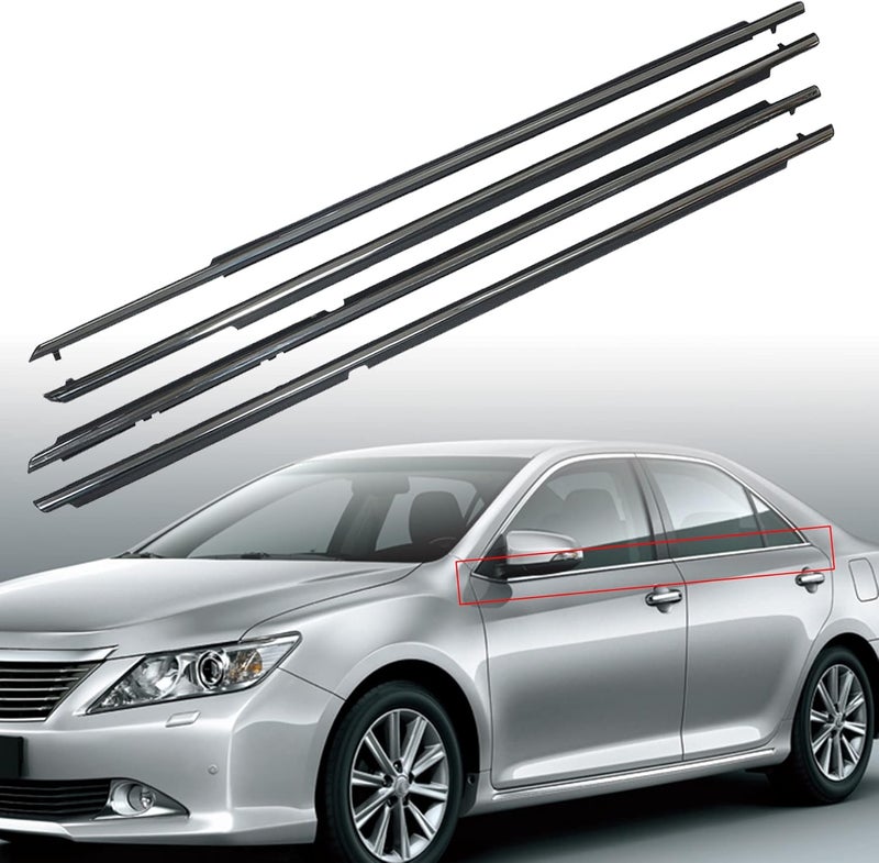 munirater Window Moulding Trim Weatherstrip Seal Belt Replacement for 2007-2011 Toyota Camry - Image 1