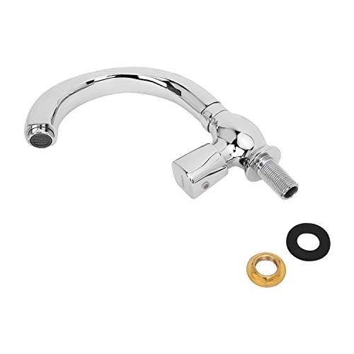 Hindware F740034CP Dove Sink Tap for Kitchen with Swivel (Deck Mounted), Brass with Chrome Finish - Image 5
