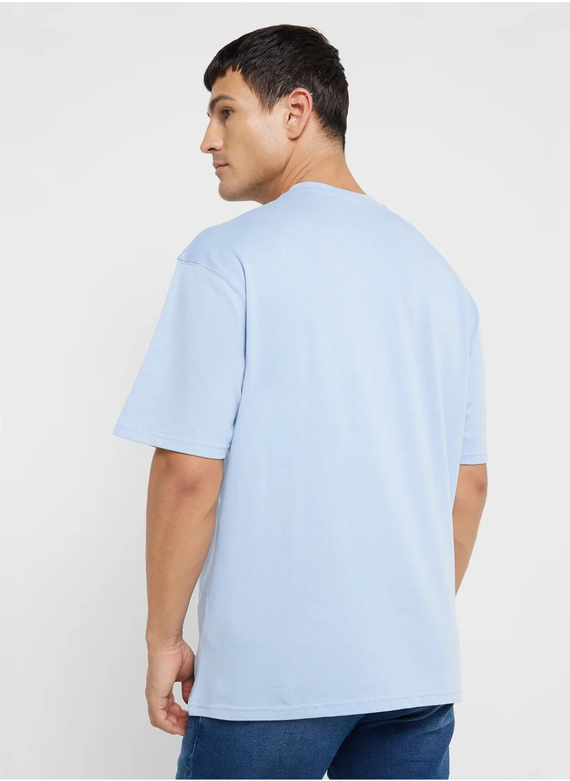 ريبلز مع نمشي MEN'S DROP SHOHULDER T-SHIRT