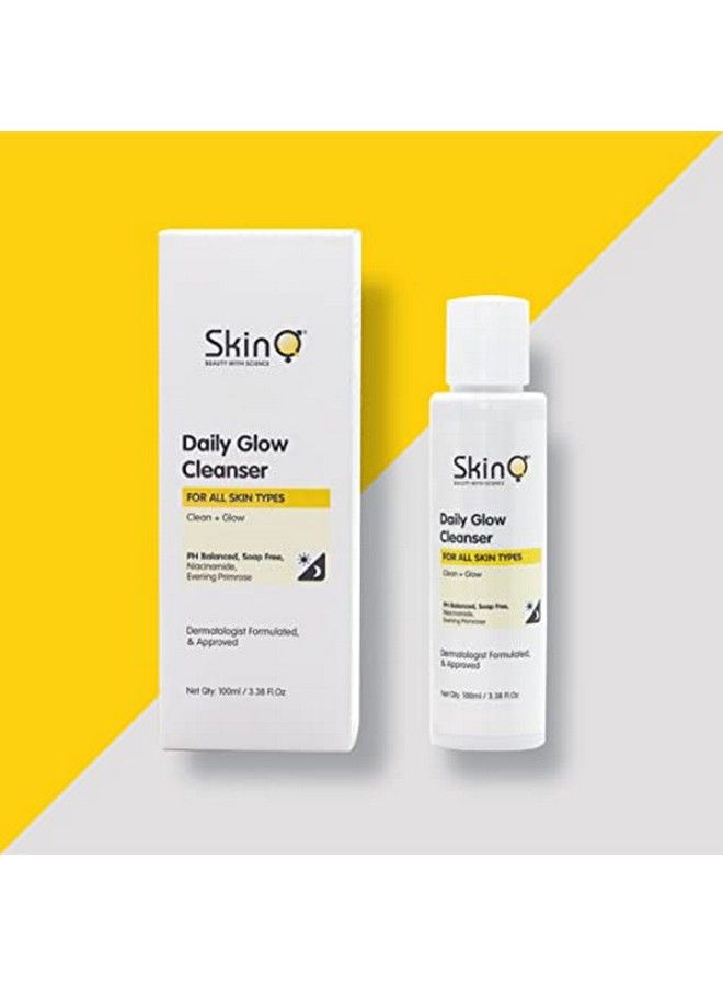 SkinQ Daily Glow Cleanser An Active Daily Face Cleanser That Cleanses And Soothes Without Drying For Glowing Skin - Image 2