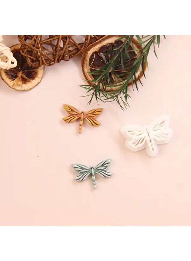 Dragonfly Polymer Clay Cutter 3D Printed Manual Crafting Tool For Jewelry Making - Image 2