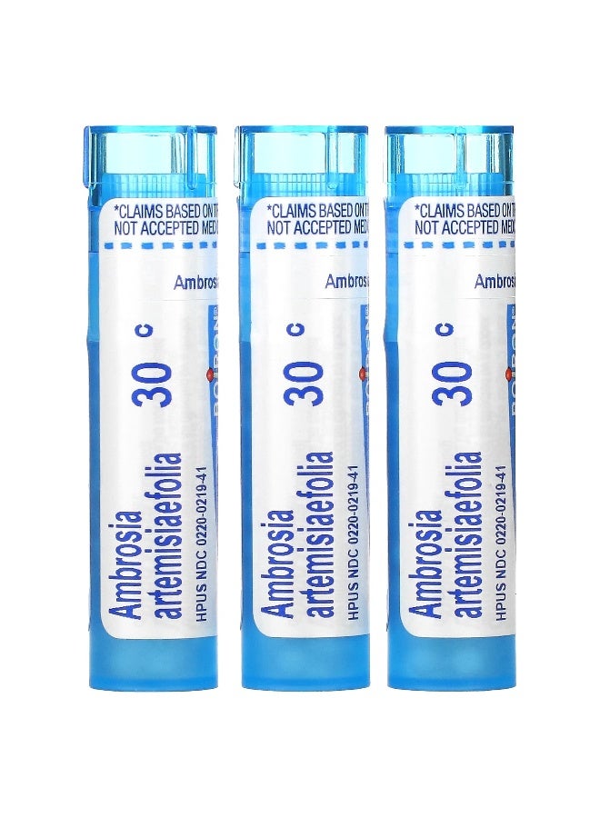 Boiron Boiron, Ambrosia, Ragweed Allergy Relief, Meltaway Pellets, 3 Tubes, 80 Pellets Each - Image 3