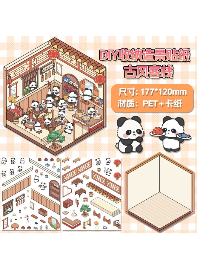 HELPS Creative Cartoon Landscaping Stickers For Primary School Students Cute 3d Three-dimensional Small Stickers High Color Value Hand Account Miniature Scene Stickers - Image 1