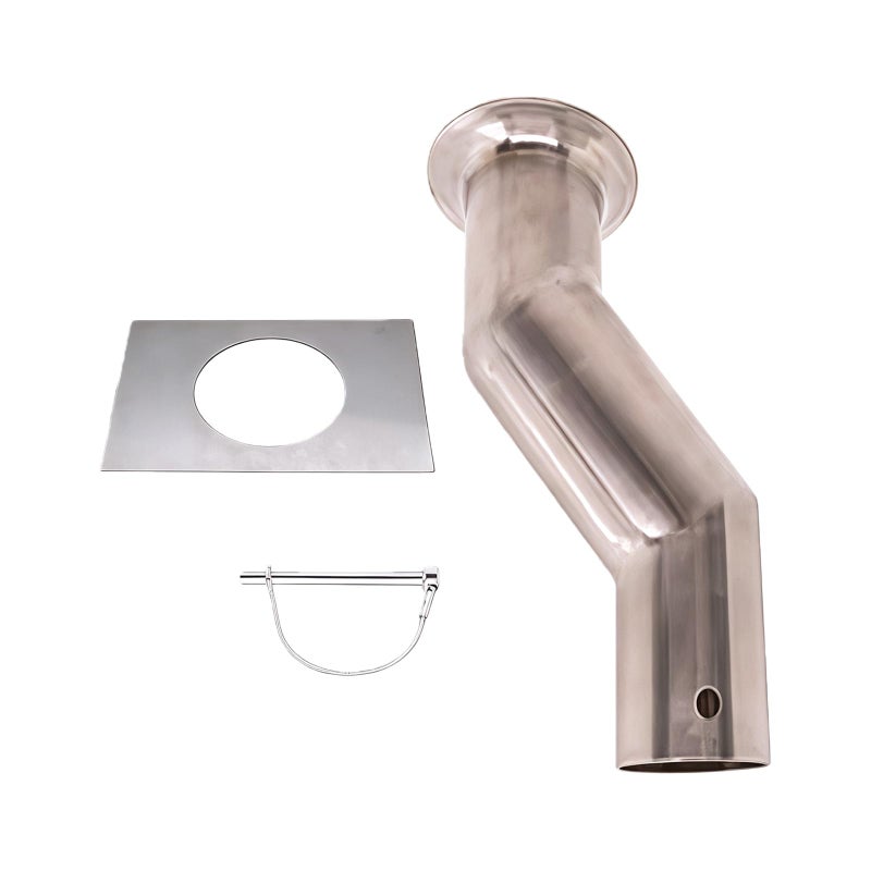 محول سلسلة المطر من الفولاذ المقاوم للصدأ، مخفض الرذاذ، للتثبيت المستقر وتقليل تدفق المياه - Image 2