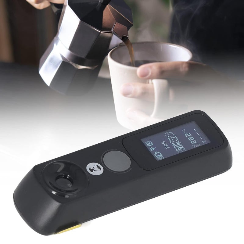 Coffee Concentration Meter, LCD Display Automatic Coffee Refractometer Lightweight High Accuracy One Button Calibration for Syrups - Image 3