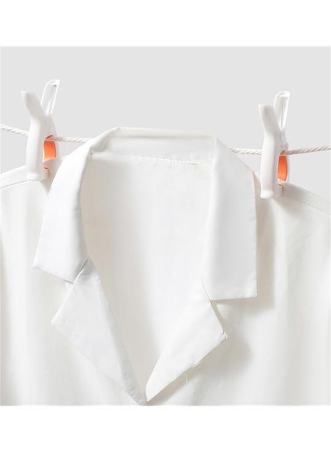 HOMESTAR 4 Pack Plastic Clothes Pins with Strong Springs, Heavy Duty Beach Towel Clips, Laundry Clothespins to Keep Your Towel, Clothes, Blankets to Dry on Clothesline and Hanging Rack - Image 5