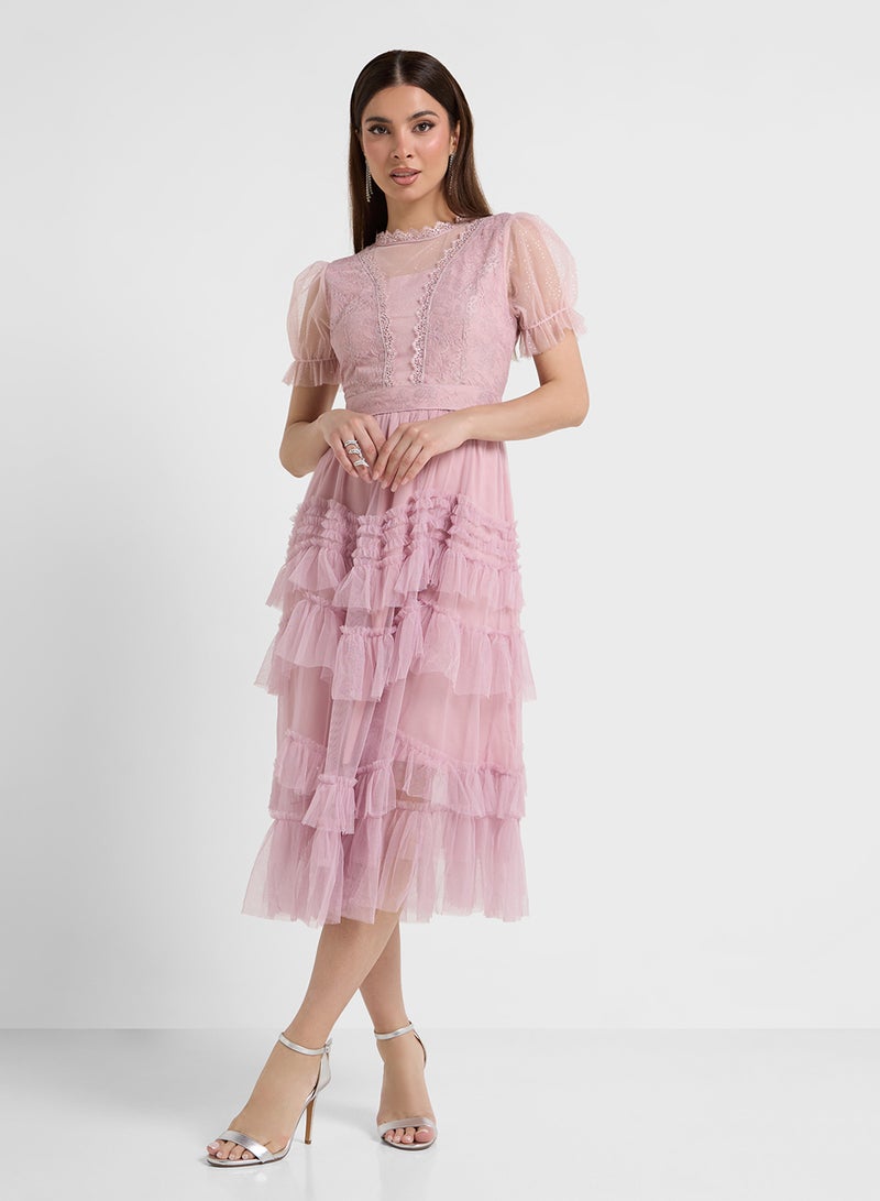 Ella Limited Edition Tiered Tulle Dress - Image 1