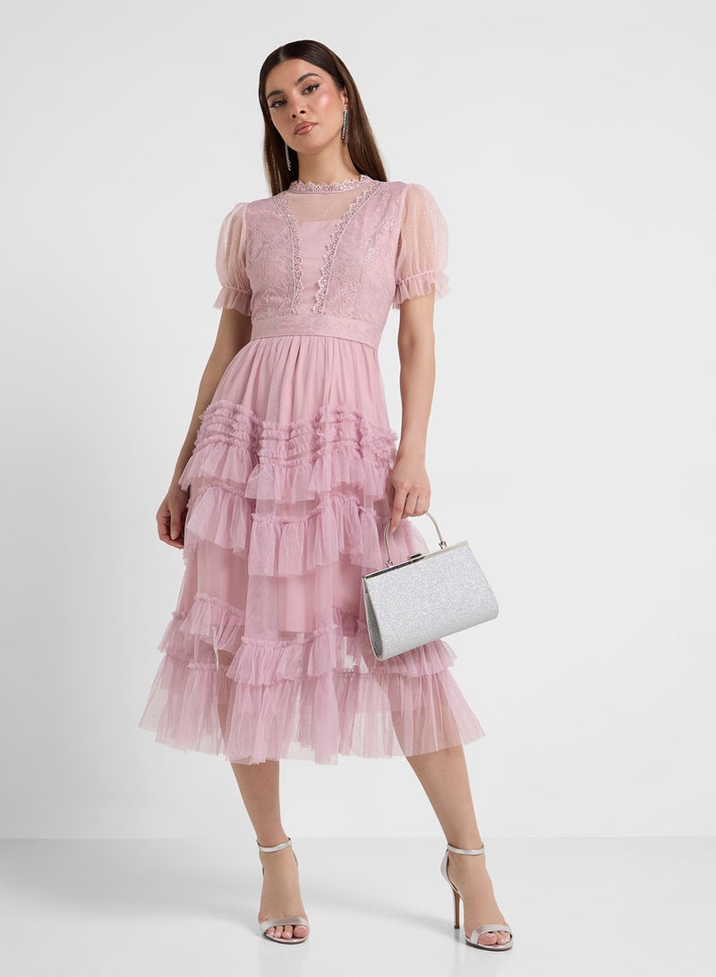 Ella Limited Edition Tiered Tulle Dress - Image 4