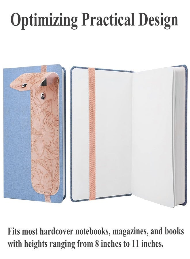 Hennaja Adjustable Elastic Band Pen Holder for Notebooks, Pen Sleeve Pouch for Journals, Pencil Holder, Bible Planner Accessories, Cute Pencil Case(1-Pink) - Image 3