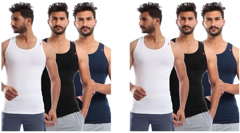 مجموعة ملابس داخلية مرنة للرجال من كوتونيل (Cottonil رجالي طقم من 6 قطع Stretch ملابس داخلية)