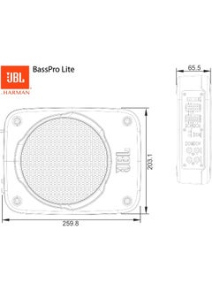 Jbl Basspro Lite: Ultra Compact Underseat Subwoofer With Integrated Amplifier -  160-watt and 80 RMS Active Subwoofer For Car With Deep Bass And Amazing Performance - Easy Installation And Pairing Possible - pzsku/ZFEB7EC1A19C30C50C55EZ/45/_/1726057452/29c75222-85f2-4f60-a66d-313fa85b96ae