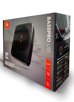 JBL Jbl Basspro Lite: Ultra Compact Underseat Subwoofer With Integrated Amplifier -  160-watt and 80 RMS Active Subwoofer For Car With Deep Bass And Amazing Performance - Easy Installation And Pairing Possible  - Image 1