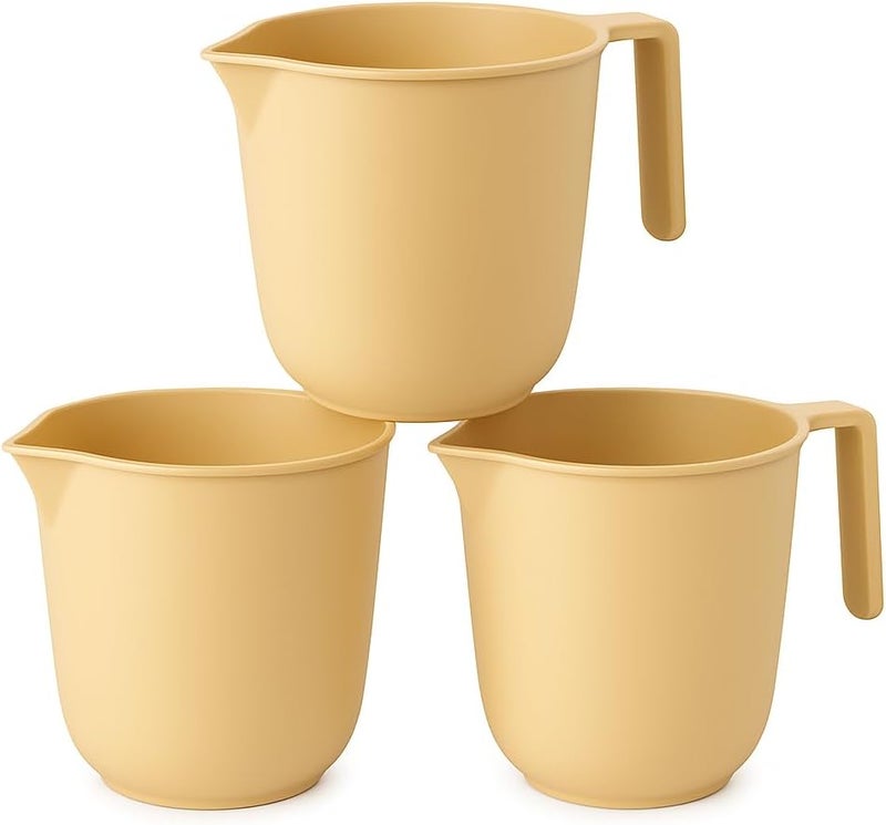 FITTO 1500 ML Plastic Mug with Handle, Durable Lightweight Bathroom Mug for Multipurpose Use, Elegant Design, Large Capacity - Image 1