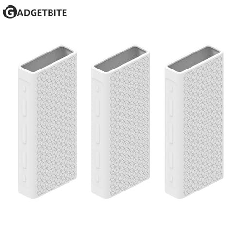 GadgetBite Silicon Soft Cover Case for Mi Power Bank 3i 20000 mAh Battery [Power Bank NOT Included]-White - Image 3