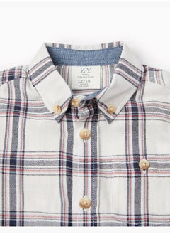 Zippy Zippy Cotton Plaid Shirt For Baby Boys  - Image 3