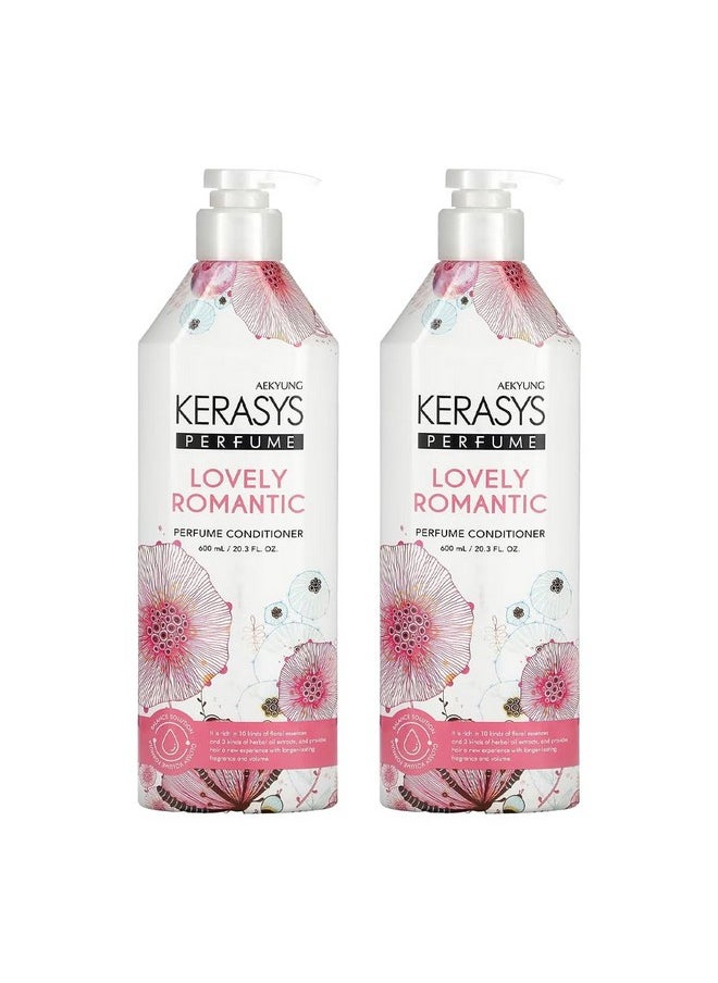 Kerasys Lovely And Romantic Perfumed Conditioner 600Ml X2  - Image 1